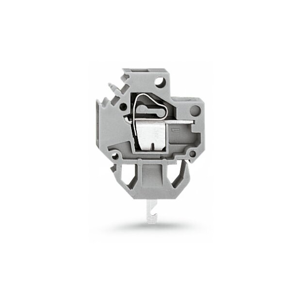 Wago 226-111 Durchführungsklemme 4 mm² Rastermaß 6 mm 1-polig grau