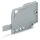 Wago 231-100 Abschlussplatte 1,5 mm dick grau