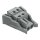Wago 231-102/037-000 1-Leiter-Federleiste Verriegelungsklinke 2,5 mm² Rastermaß 5 mm 2-polig grau