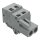 Wago 231-105/008-000 1-Leiter-Federleiste Rastfüße 2,5 mm² Rastermaß 5 mm 5-polig grau