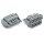 Wago 231-2103/037-000 2-Leiter-Federleiste Verriegelungsklinke 2,5 mm² Rastermaß 5 mm 3-polig grau