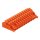 Wago 231-306/037-000 1-Leiter-Federleiste Verriegelungsklinke 2,5 mm² Rastermaß 5,08 mm 6-polig orange