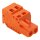 Wago 231-312/026-000 1-Leiter-Federleiste 2,5 mm² Rastermaß 5,08 mm 12-polig orange
