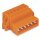 Wago 231-646/019-000 1-Leiter-Stiftleiste Befestigungflansch 2,5 mm² Rastermaß 5,08 mm 16-polig orange