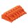 Wago 231-706/037-000 1-Leiter-Federleiste Verriegelungsklinke 2,5 mm² Rastermaß 7,62 mm 6-polig orange