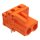 Wago 232-272 THT-Federleiste abgewinkelt Rastermaß 5,08 mm 12-polig orange