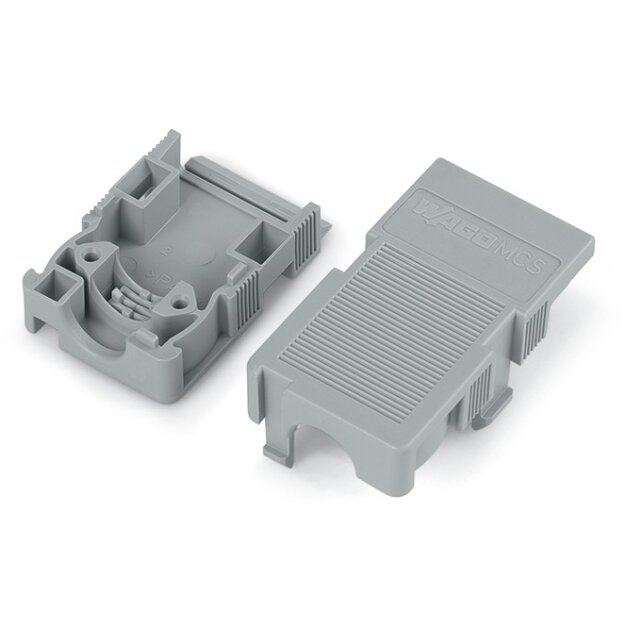 Wago 232-602 Zugentlastungsgehäuse Rastermaß 5 mm 2-polig grau