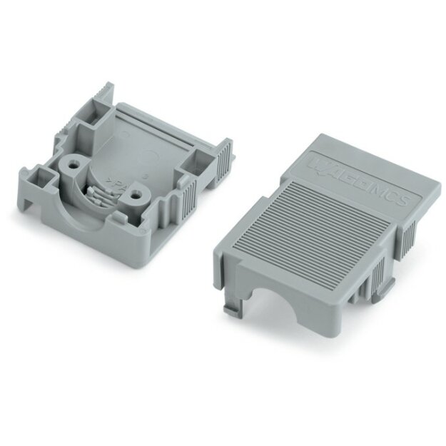 Wago 232-604 Zugentlastungsgehäuse Rastermaß 5 mm 4-polig grau