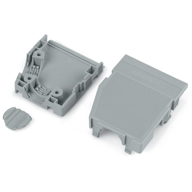 Wago 232-607 Zugentlastungsgehäuse Rastermaß 5 mm 7-polig grau