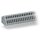 Wago 233-104 Leiterplattenklemme 0,5 mm² Rastermaß 2,5 mm 4-polig grau