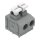 Wago 235-403/331-000 Leiterplattenklemme Drücker 1,5 mm² Rastermaß 5/5,08 mm 3-polig grau