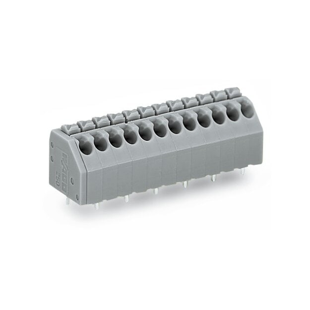 Wago 250-202 Leiterplattenklemme Drücker 1,5 mm² Rastermaß 3,5 mm 2-polig grau