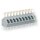 Wago 256-408 Leiterplattenklemme Drücker 2,5 mm² Rastermaß 5/5,08 mm 8-polig grau
