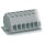 Wago 262-103 2-Leiter-Klemmenleiste 3-polig mit Befestigungsflanschen 4 mm² grau