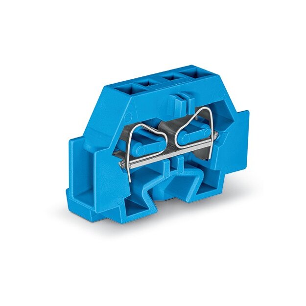 Wago 262-304 2-Leiter-Klemme mit Befestigungsflansch 4 mm² blau