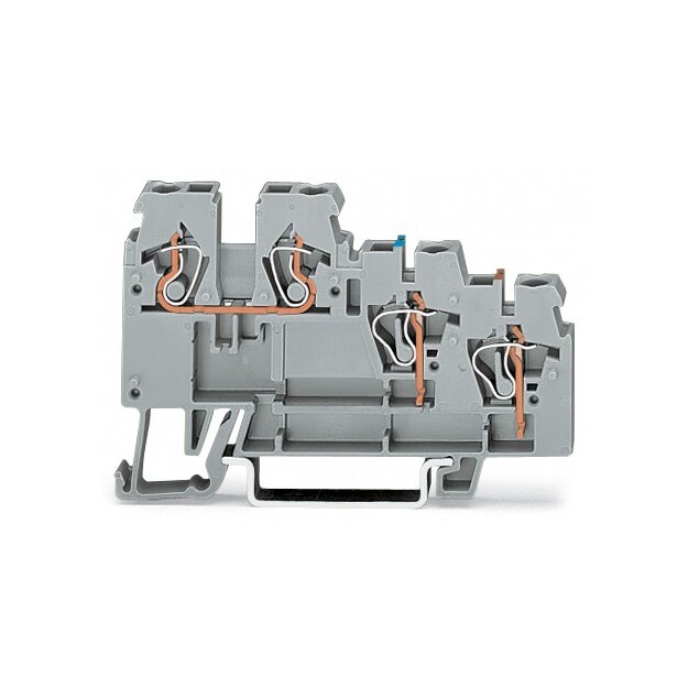 Wago 270-560 3-Leiter-Initiatorenklemme 2,5 mm² grau