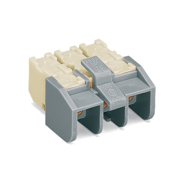 Wago 272-405/272-514 Netzanschlussklemme weiß/grau