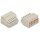 Wago 2734-124 1-Leiter-Federleiste 1,5 mm² Rastermaß 3,5 mm 24-polig lichtgrau