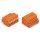 Wago 2734-209 1-Leiter-Federleiste 1,5 mm² Rastermaß 3,81 mm 9-polig orange