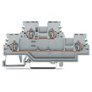 Wago 279-501 Doppelstockklemme L/L 1,5 mm² grau