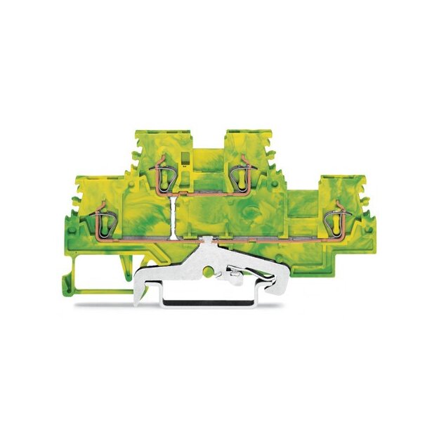 Wago 279-507 Doppelstockklemme PE 1,5 mm² grün-gelb