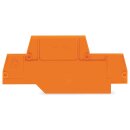 Wago 279-519 Abschluss- und Zwischenplatte 2 mm dick orange