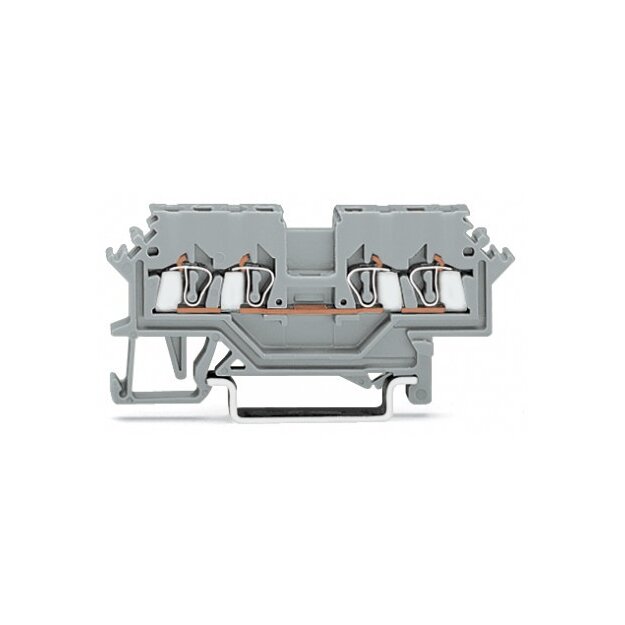 Wago 279-621 4-Leiter-Durchgangsklemme 1,5 mm² grau
