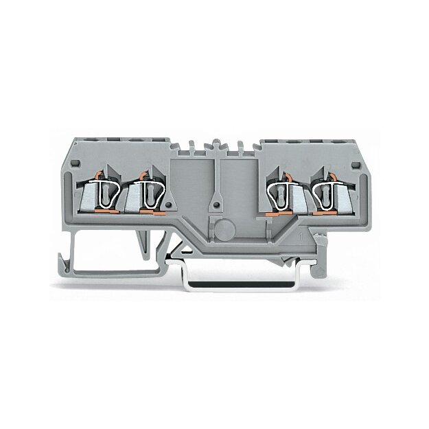 Wago 279-826 Doppeldurchgangsklemme 1,5 mm² grau