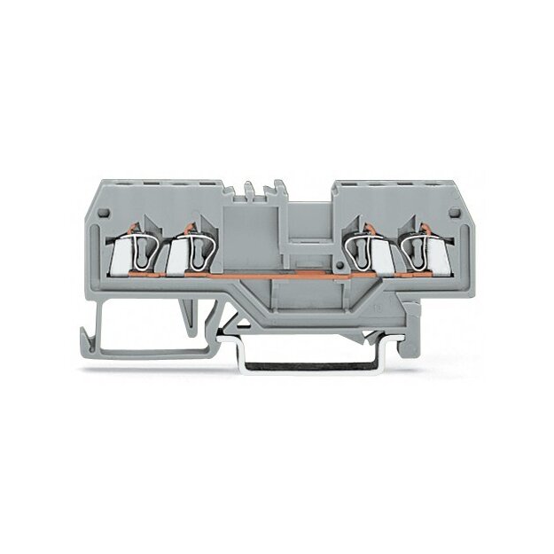Wago 279-831 4-Leiter-Durchgangsklemme 1,5 mm² grau