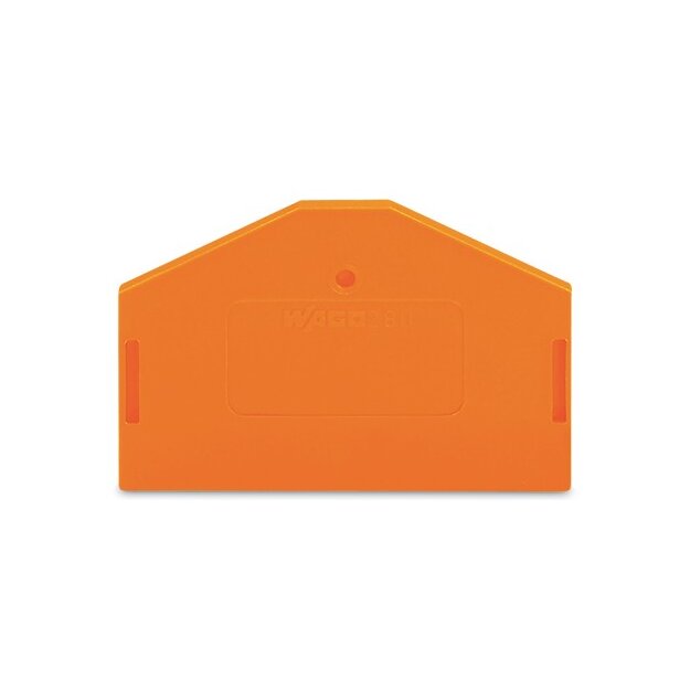 Wago 280-313 Abschluss- und Zwischenplatte 2,5 mm dick orange