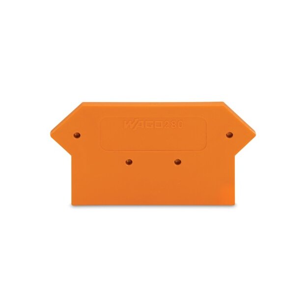 Wago 280-331 Abschluss- und Zwischenplatte 2,5 mm dick orange