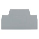 Wago 280-340 Abschluss- und Zwischenplatte 2,5 mm dick grau