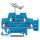 Wago 280-530 Doppelstockklemme Durchgangs-/Durchgangsklemme 2,5 mm² blau/blau