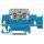 Wago 280-532 Doppelstockklemme Durchgangs-/Basisklemme 2,5 mm² blau/grau