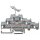 Wago 280-550 Dreistockklemme Durchgangs-/Durchgangs-/Durchgangsklemme 2,5 mm² grau
