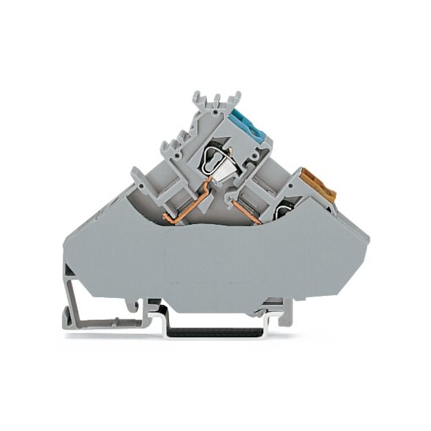 Wago 280-567 3-Leiter-Initiatoreneinspeiseklemme 2,5 mm² grau