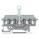 Wago 280-622 4-Leiter-Trennklemme 2,5 mm² grau