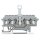 Wago 280-622 4-Leiter-Trennklemme 2,5 mm² grau