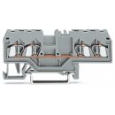 Wago 280-633 4-Leiter-Durchgangsklemme 2,5 mm² grau