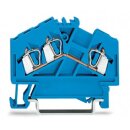 Wago 280-651 3-Leiter-Durchgangsklemme 2,5 mm² blau