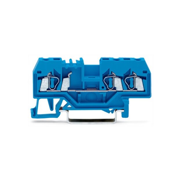 Wago 280-684 3-Leiter-Durchgangsklemme 2,5 mm² blau