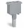 Wago 280-803 Leerstecker Typ 4 2-polig grau
