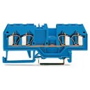 Wago 280-834 4-Leiter-Durchgangsklemme 2,5 mm² blau