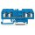 Wago 280-834 4-Leiter-Durchgangsklemme 2,5 mm² blau