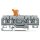 Wago 280-881 4-Leiter-Trenn- und Messklemme 2,5 mm² grau