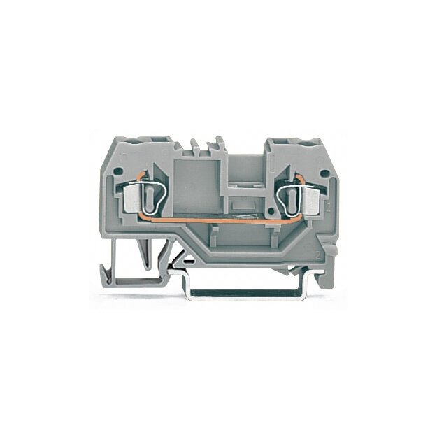 Wago 280-901 2-Leiter-Durchgangsklemme 2,5 mm² grau
