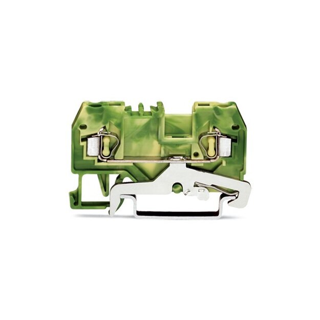 Wago 280-907 2-Leiter-Schutzleiterklemme 2,5 mm² grün-gelb