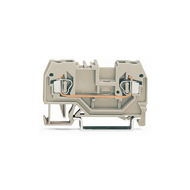 Wago 280-992 2-Leiter-Durchgangsklemme 2,5 mm² lichtgrau