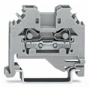 Wago 281-101 2-Leiter-Durchgangsklemme 4 mm² grau