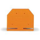 Wago 281-302 Abschluss- und Zwischenplatte 3 mm dick orange